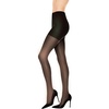 Hanes Leg Boost Women’s Moisturizing, Graduated Compression, Control Top, Sheer Toe, Tights(Jet)