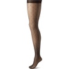 Hanes Script Women’s Fashion Dot Compression Tights for Leg Support, Control Top, Sheer Toe, Black(Black)