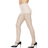 Hanes Silk Reflections Plus Size Women’s Silky Sheer Tights| Control Top, Enhanced Toe, Wicking Cool Comfort | 20 Denier(White)