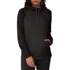 Hanes Sport Women’s Performance Fleece Pullover Hoodie(Black Solid/Black Heather)