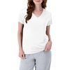 Hanes Women’s Athletic T-Shirt – Cool DRI V-Neck Performance Tee(White – 1 Pack)