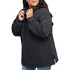 Hanes Women’s Ecosmart Fleece Hoodie, Midweight Sweatshirt for Women, Kanga Pocket(Ebony)