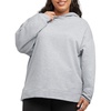Hanes Women’s Ecosmart Fleece Hoodie, Midweight Sweatshirt for Women, Kanga Pocket(Light Steel)