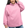 Hanes Women’s Ecosmart Fleece Hoodie, Midweight Sweatshirt for Women, Kanga Pocket(Spirited Pink)