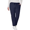 Hanes Women’s French Terry Pants, Pocket Lounge Pants for Women, Lighter-Than-Fleece Loungewear, 31”(Navy)