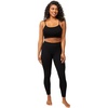 Hanes Women’s Hanes EcoSmart Classic Fitted Leggings(Black)