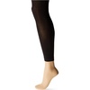 Hanes Women’s Script Footless Tights with X-Temp Technology, Same to Waist, Black(Black)