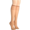 Hanes Women’s Silk Reflections Silky Sheer Knee Highs, Reinforced Toe, Knee-High Stockings(Little Color)