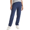 Hanes Women’s Sweatpants, EcoSmart Fleece Joggers, Pocketless Cinched Leg Sweatpants for Women, 30″(Navy Heather)