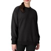 Hanes mens Comfortwash Garment Dyed Sweatshirt(Black)