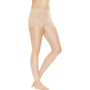 Hanes Perfect Nudes Women’s Ultra Sheer Flawless Foundation Finish for Legs, Control Top, Sheer Toe, Run Resistant Pantyhose(Transparent)