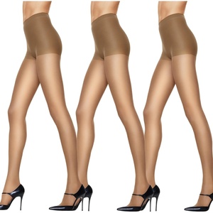 Hanes Women’s Silk Reflections Pantyhose Silky Sheer- Control Top- Reinforced Toe(Little Color (Pack of 3))