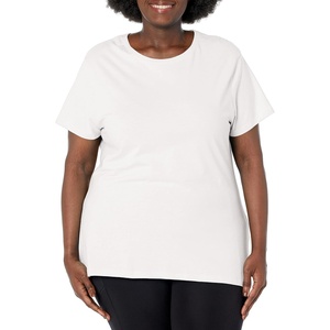 Hanes Women’s T-Shirt – Just My Size Cotton Tee – Plus Size Tee(White)