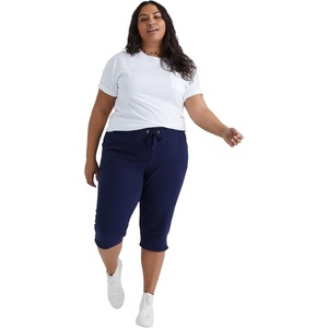 Just My Size Women’s Sweatspants, French Terry Capris with Pockets, JMS Women’s Capri Pocket Sweatpants(Navy)