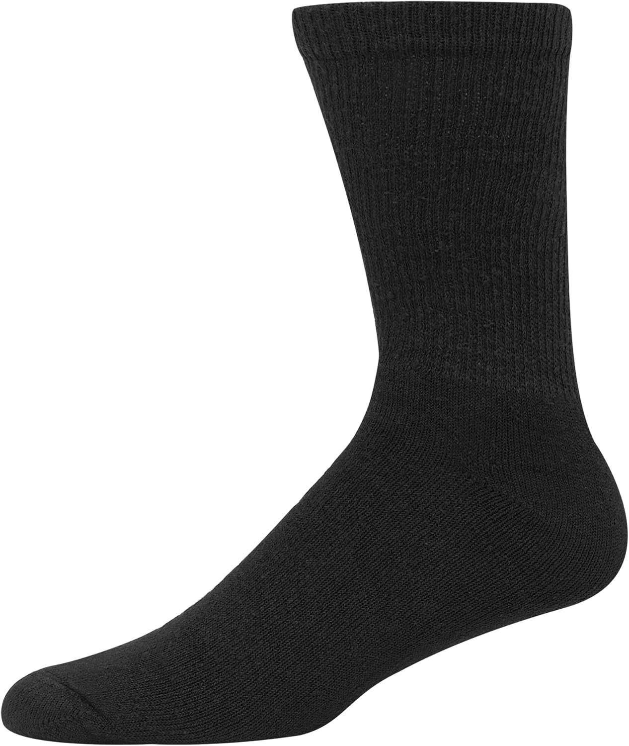 image:imageHanes Mens Double Tough Crew Socks Moisture Wicking Socks MultipackBlack