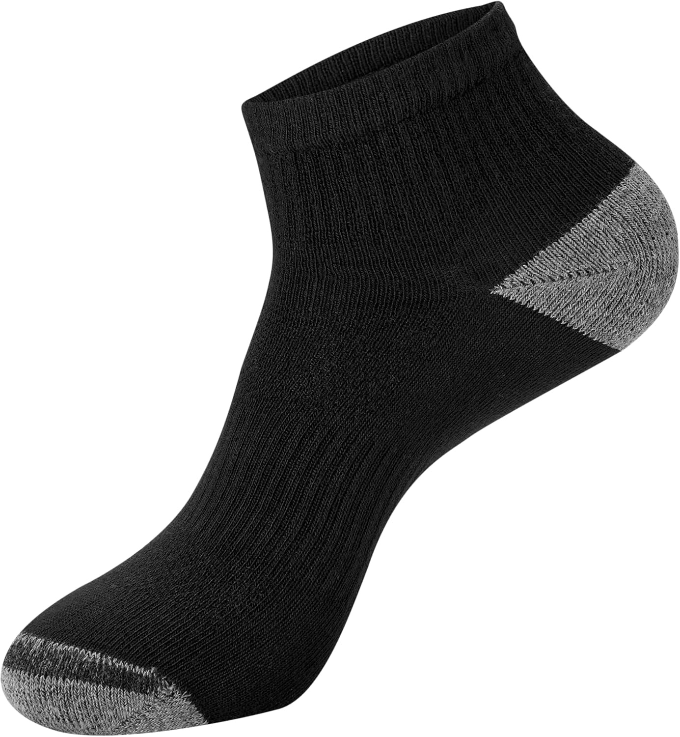 image:imageHanes Mens Socks Active Cool Xtemp Lightweight Moisturewicking Cushioned Ankle Crew and No Show 12 and 14 Pair PacksBlack