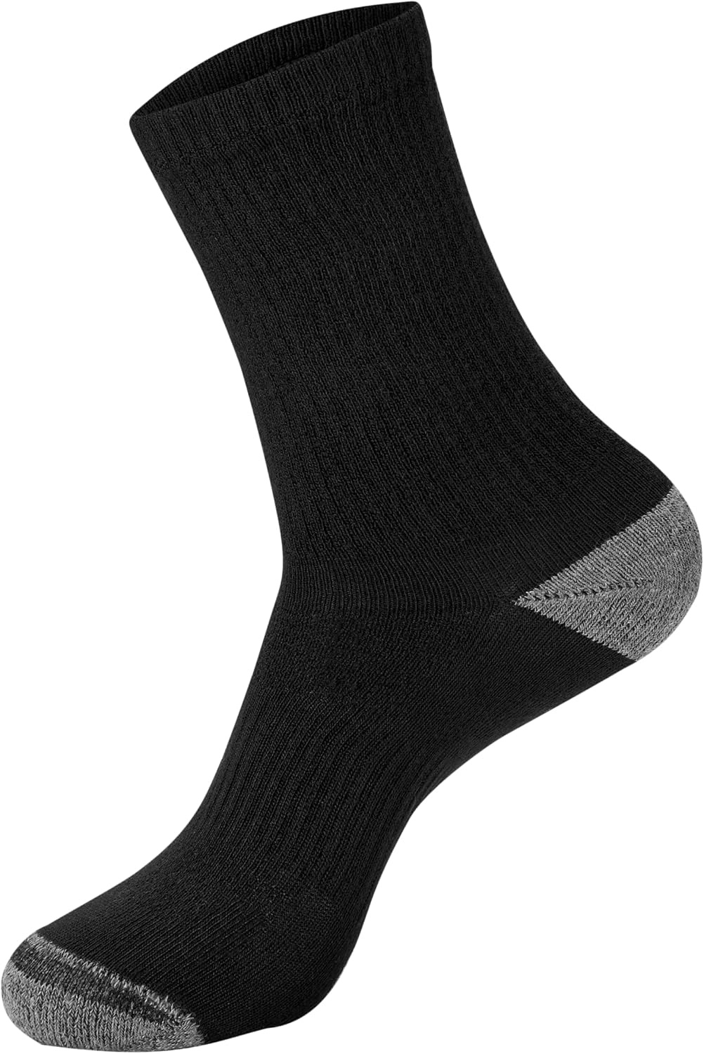 image:imageHanes Mens Socks Active Cool Xtemp Lightweight Moisturewicking Cushioned Ankle Crew and No Show 12 and 14 Pair PacksBlack