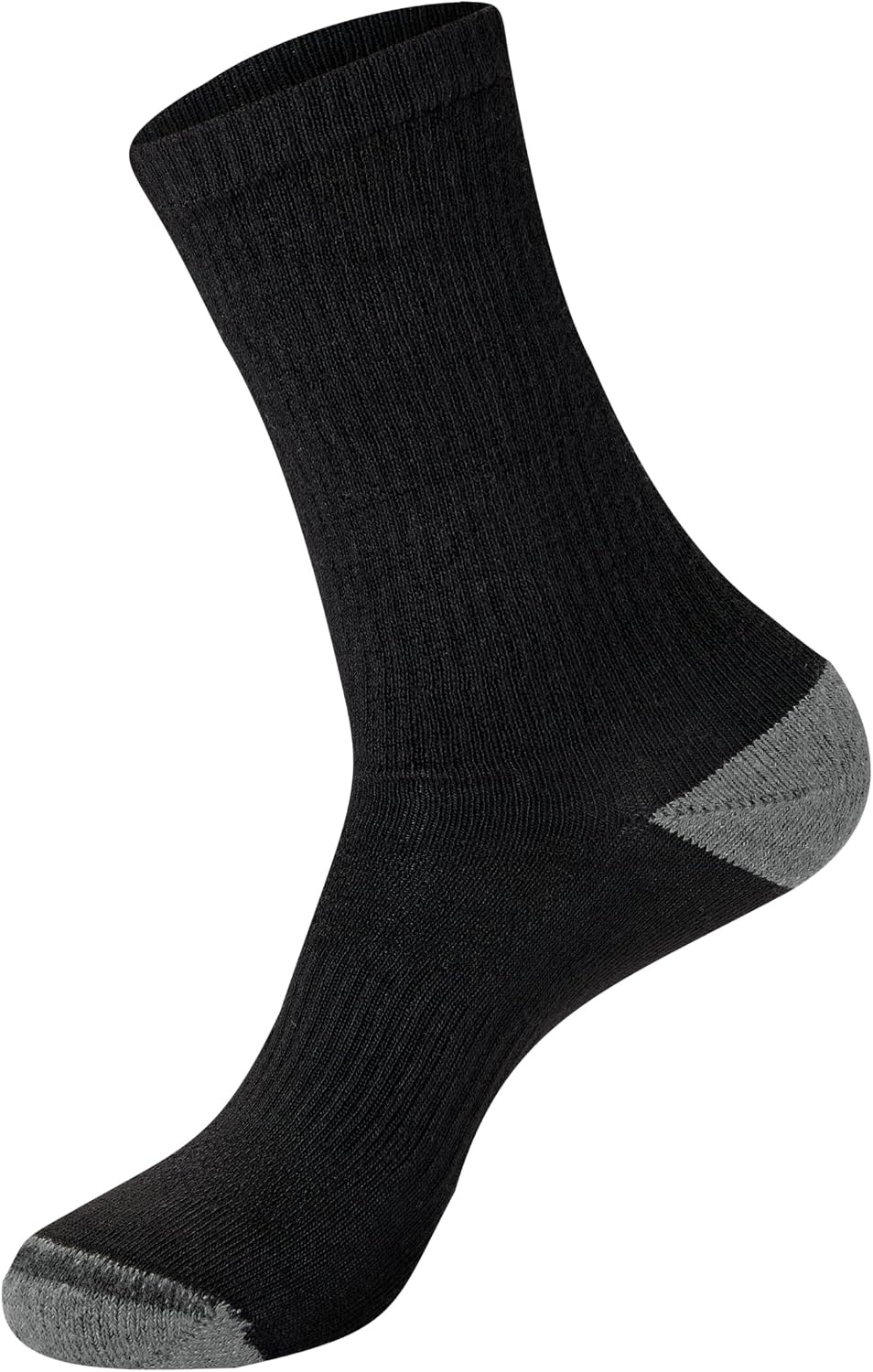 image:imageHanes Mens Socks Active Cool Xtemp Lightweight Moisturewicking Cushioned Ankle Crew and No Show 12 and 14 Pair PacksBlack Stripe Crew 14 Pair