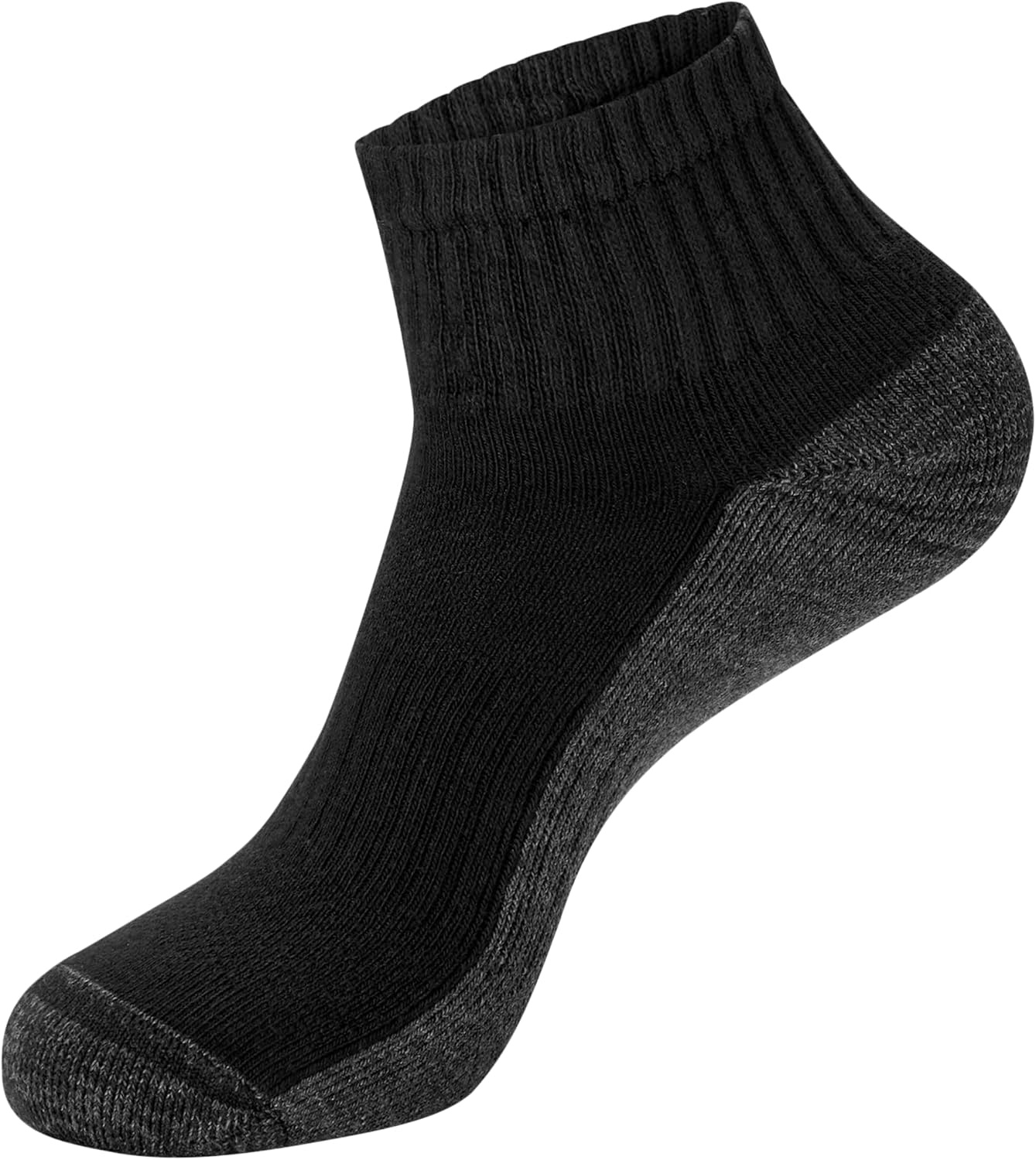 image:imageHanes Mens Socks Xtemp Cushioned Low Cut Socks 12 amp 14 Pair PacksBlack