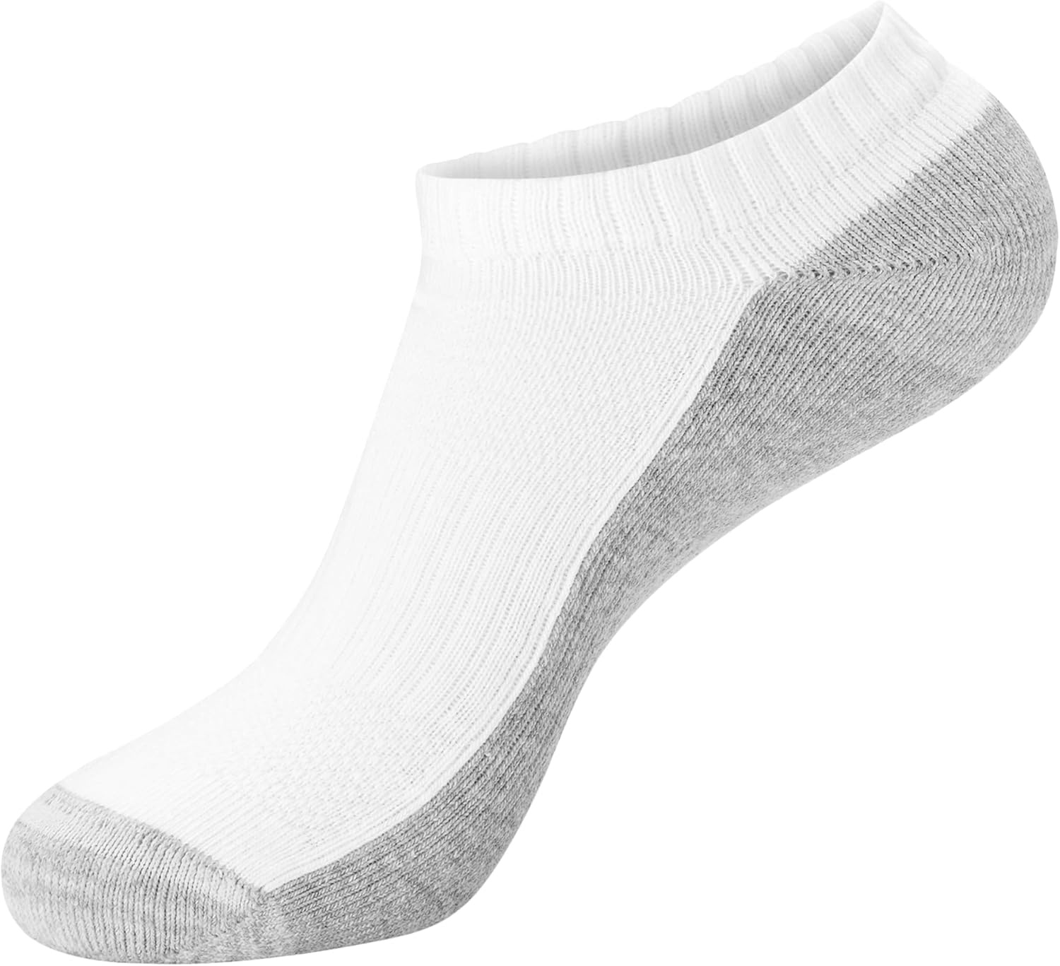image:imageHanes Mens Socks Xtemp Cushioned Low Cut Socks 12 amp 14 Pair PacksWhite No Show 14 Pair