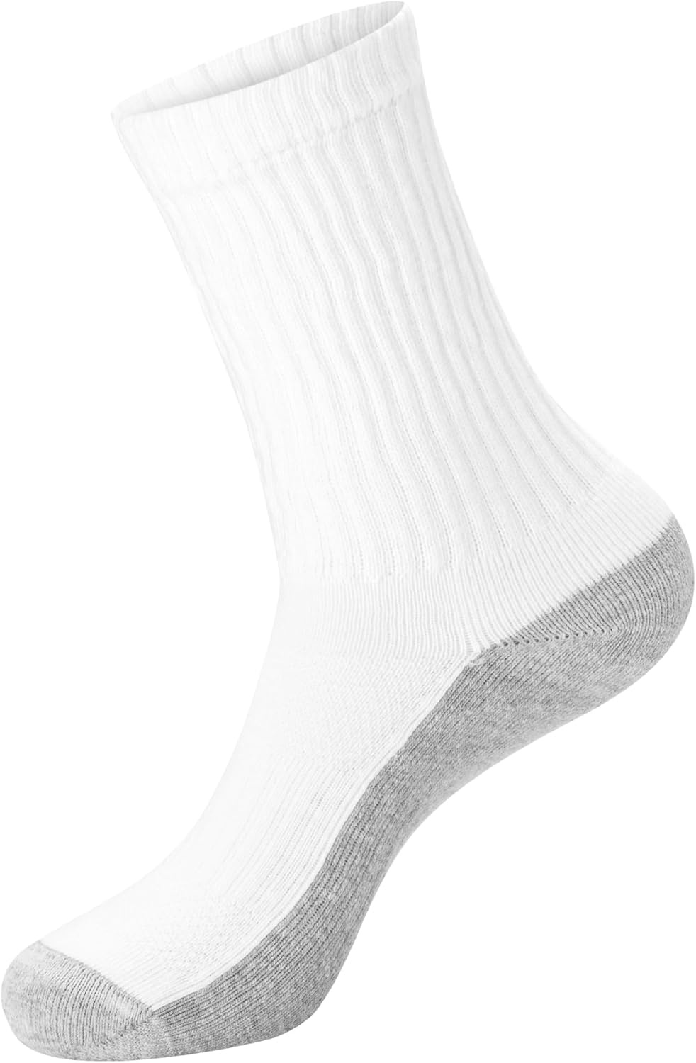 image:imageHanes Mens Socks Xtemp Cushioned Low Cut Socks 12 amp 14 Pair PacksWhite