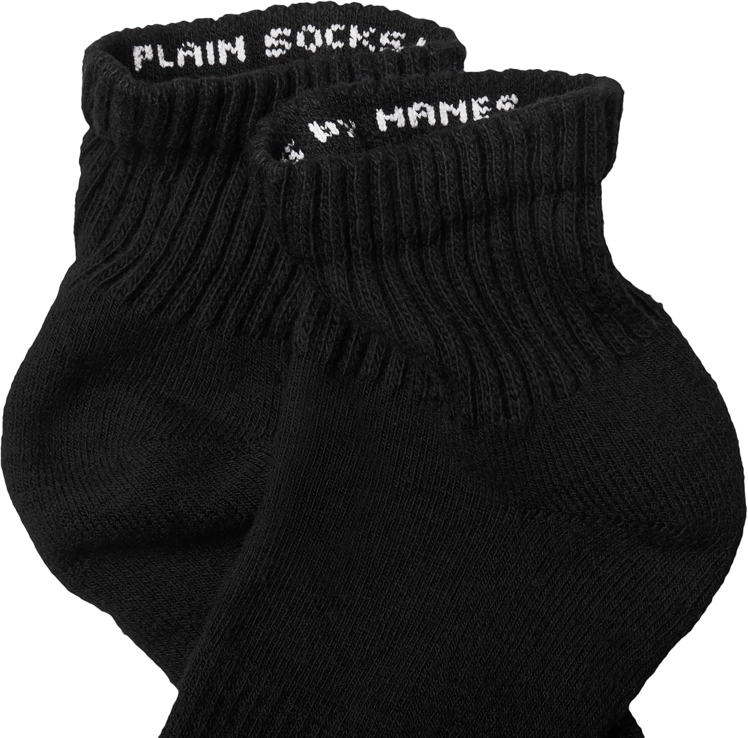 image:imageHanes Unisex Plain White Socks Pack or Plain Black Socks Pack Mens Womens amp Teen Sizes Crew and Ankle 6PacksBlack