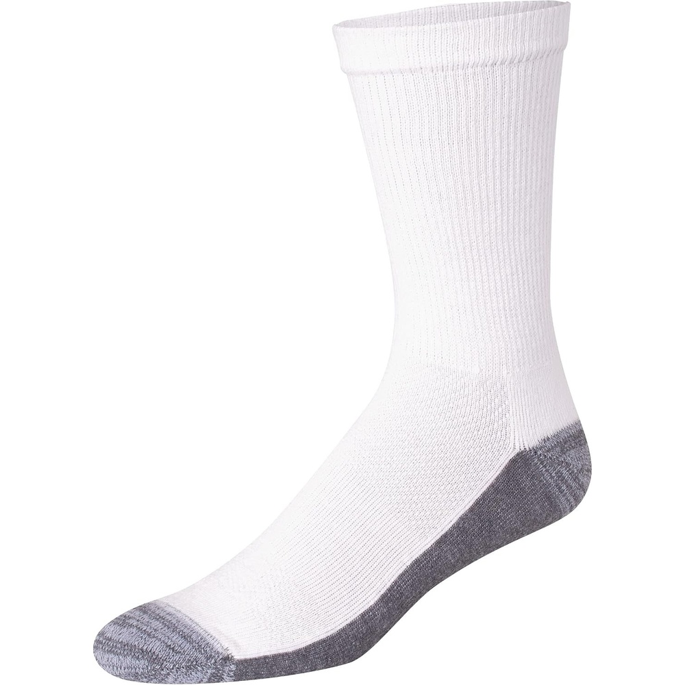 image:imageHanes Mens Socks Xtemp Cushioned Low Cut Socks 12 amp 14 Pair PacksWhite Crew 12 Pair
