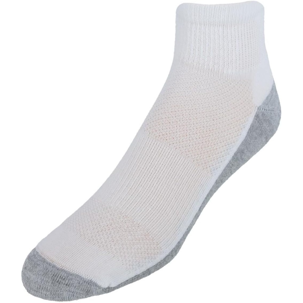 image:imageHanes Mens Socks Xtemp Cushioned Low Cut Socks 12 amp 14 Pair PacksWhite