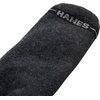 Hanes Men’s Crew & Over the Calf Socks Pack, Max Cushioned Moisture-wicking Stay Dry Socks, Athletic Socks, 6, 8 Or 12-pairs(Black With Gray Logo – 6 Pack)