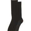 Hanes Men’s Crew & Over the Calf Socks Pack, Max Cushioned Moisture-wicking Stay Dry Socks, Athletic Socks, 6, 8 Or 12-pairs(Black/Grey Foot Bottom)