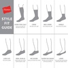 Hanes Men’s Crew & Over the Calf Socks Pack, Max Cushioned Moisture-wicking Stay Dry Socks, Athletic Socks, 6, 8 Or 12-pairs(Gray/Charcoal With Red Logo)