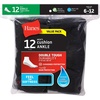 Hanes Men’s Double Tough Ankle Socks | Moisture Wicking Socks, Multipack(Black – 12 Pair)