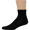 Hanes Men’s Double Tough Ankle Socks | Moisture Wicking Socks, Multipack(Black – 12 Pair)