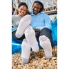 Hanes Men’s Double Tough Ankle Socks | Moisture Wicking Socks, Multipack(Black – 12 Pair)