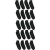 Hanes Men’s Double Tough Ankle Socks | Moisture Wicking Socks, Multipack(Black – 14 Pair)