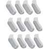 Hanes Men’s Double Tough Ankle Socks | Moisture Wicking Socks, Multipack(White – 12 Pair)