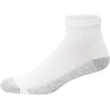 Hanes Men’s Double Tough Ankle Socks | Moisture Wicking Socks, Multipack(White – 14 Pair)