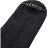 Hanes Men’s Max Cushion Low Cut Socks, 6, 8, and 12 Pair Pack, White and Black(Black With Gray Logo – 8 Pack)
