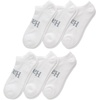 Hanes Men’s Originals Supersoft No Show Socks, Cushioned Socks, Shoe Sizes 6-12, 6-pairs(White)
