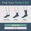 Hanes Men’s Originals Supersoft No Show Socks, Cushioned Socks, Shoe Sizes 6-12, 6-pairs(White)
