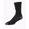Hanes Men’s Socks, Active Cool X-temp Lightweight Moisture-wicking Cushioned Ankle, Crew and No Show, 12 and 14 Pair Packs(Black – Crew 12 Pair)