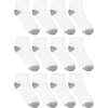Hanes Men’s Socks, Active Cool X-temp Lightweight Moisture-wicking Cushioned Ankle, Crew and No Show, 12 and 14 Pair Packs(White)