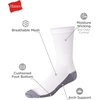 Hanes Men’s Socks, X-temp Cushioned Low Cut Socks, 12 & 14 Pair Packs(Black – Crew 12 Pair)