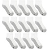 Hanes Men’s Socks, X-temp Cushioned Low Cut Socks, 12 & 14 Pair Packs(White – Ankle 14 Pair)