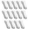 Hanes Men’s Socks, X-temp Cushioned Low Cut Socks, 12 & 14 Pair Packs(White – No Show 14 Pair)