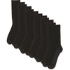 Hanes Men’s Crew & Over the Calf Socks Pack, Max Cushioned Moisture-wicking Stay Dry Socks, Athletic Socks, 6, 8 Or 12-pairs(Black/Grey Foot Bottom)
