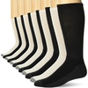 Hanes Men’s Crew & Over the Calf Socks Pack, Max Cushioned Moisture-wicking Stay Dry Socks, Athletic Socks, 6, 8 Or 12-pairs(Black/White – 12 Pack)