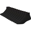 Hanes Men’s Double Tough Ankle Socks | Moisture Wicking Socks, Multipack(Black – 12 Pair)