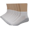 Hanes Men’s Double Tough Ankle Socks | Moisture Wicking Socks, Multipack(White – 12 Pair)