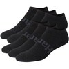 Hanes Men’s Originals Supersoft No Show Socks, Cushioned Socks, Shoe Sizes 6-12, 6-pairs(Black)